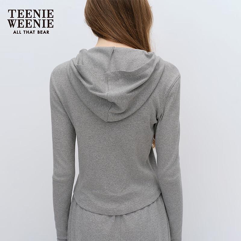 Teenie Weenie Bear Cartoon Hooded Long Sleeve T-Shirt