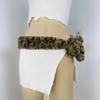 Leopard Print Plush Waist Chain Christmas Subculture Sweet Chain Winter Warm Plush Girl