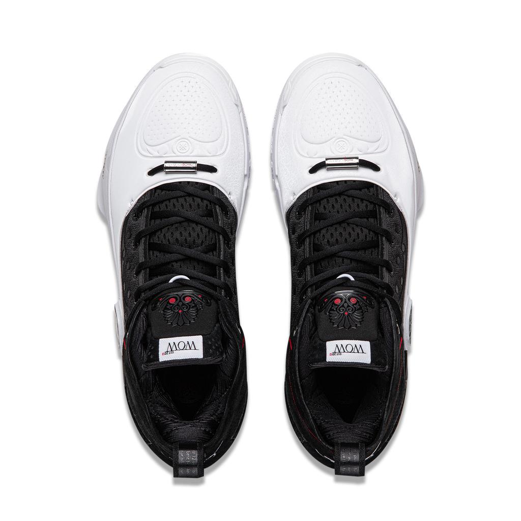 Li-Ning Way of Wade 12 Low LX Announcement Men Sneakers Black White ABAV013-1