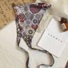Multicolor Triangular Scarf Multi-functional Belt Fashion Cashew Flower Waist Wrap  Women