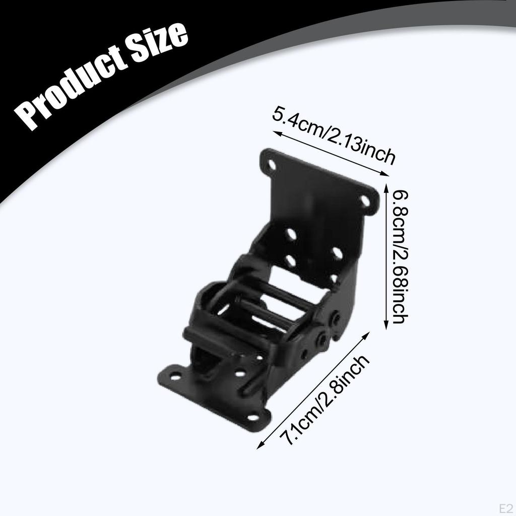 2 Klappwinkel mit Schraube, Verriegelbarer Auslegearm, Selbstverriegelnde Küchenscharniere