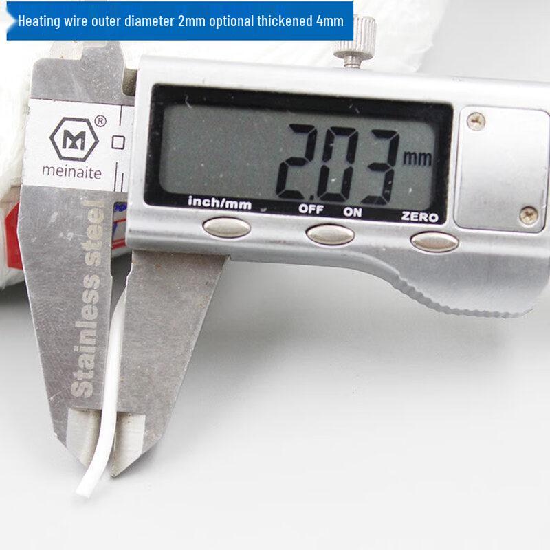 Cavo riscaldante elettrico a spirale in silicone impermeabile