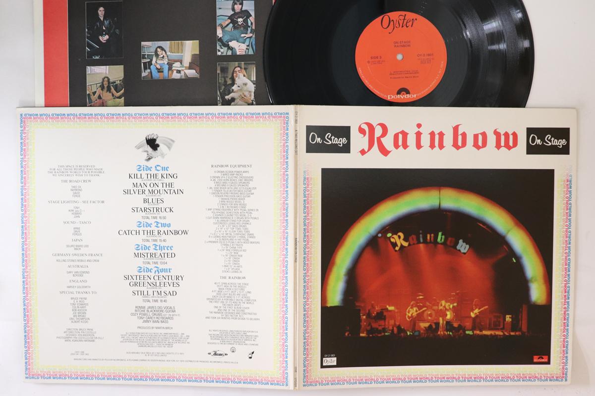 

LP Record RAINBOW - On Stage OY21801 OYSTER 1977 US Rock Used