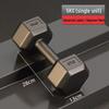 Long Chan Rubber-Coated Hexagonal Dumbbell