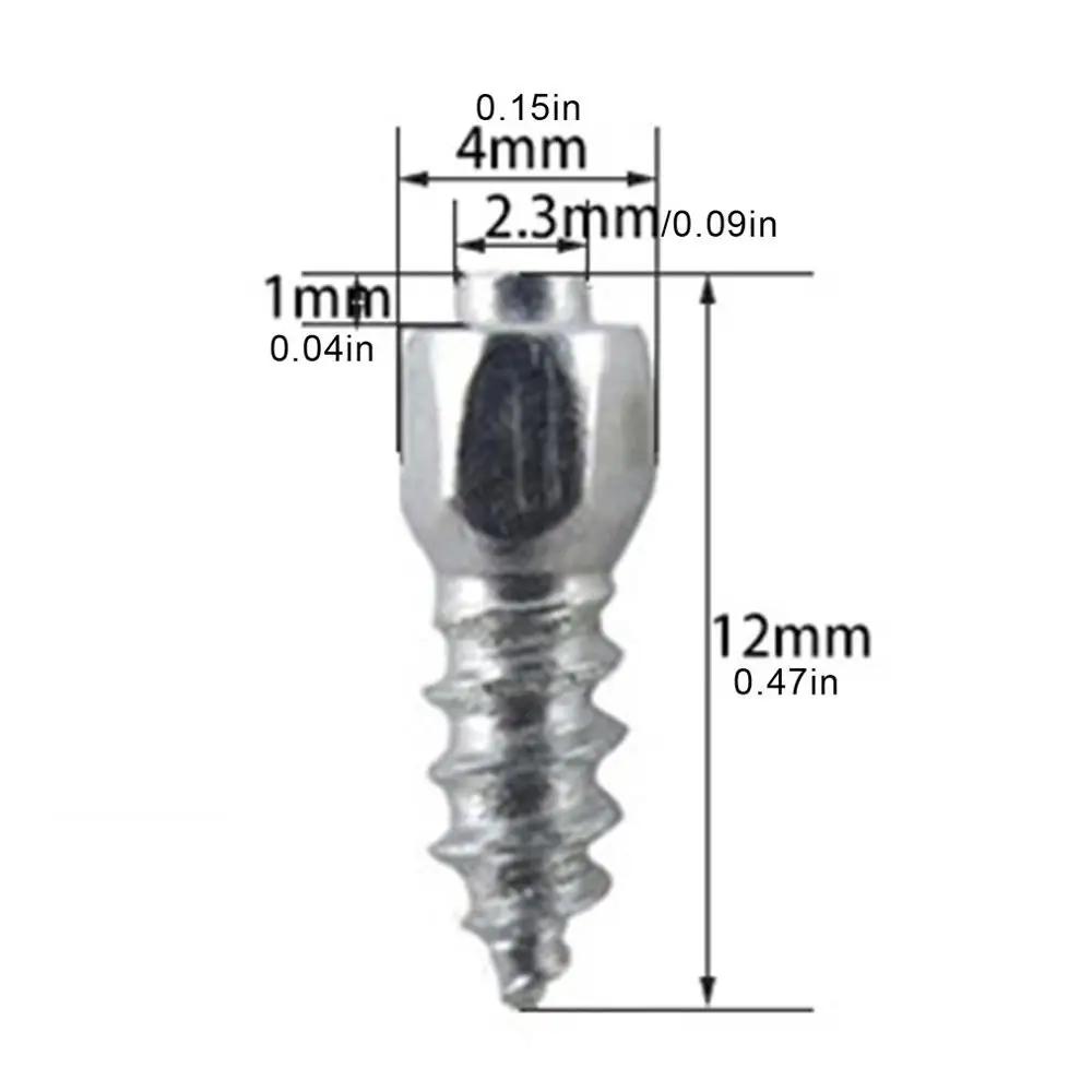 50/100pcs Universal Tire Studs Screws Nails Wheel Tyre Snow Spikes Set Anti-Slip Anti-Ice for Electric Scooter Truck Motorcycle