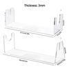 Clear Acrylic Knives Display Stand Cutter Collection Transparent Decorative Rack for Home Kitchen Restaurant Exhibition