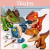 Fivein One Dinosaur Toy Pack With Articulation For Children Learning Activity
