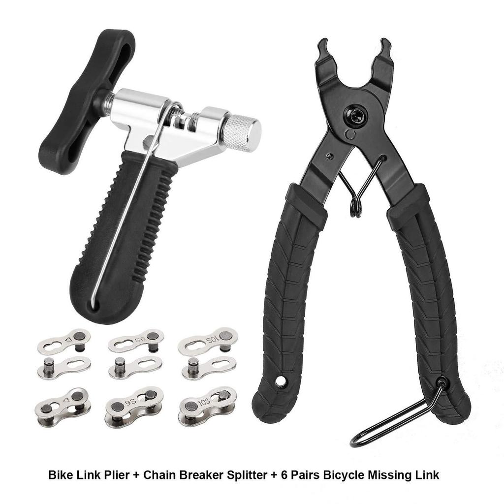 Mountain Bike Chain Tool Set: Caliper, Breaker, and Magic Buckle Pliers