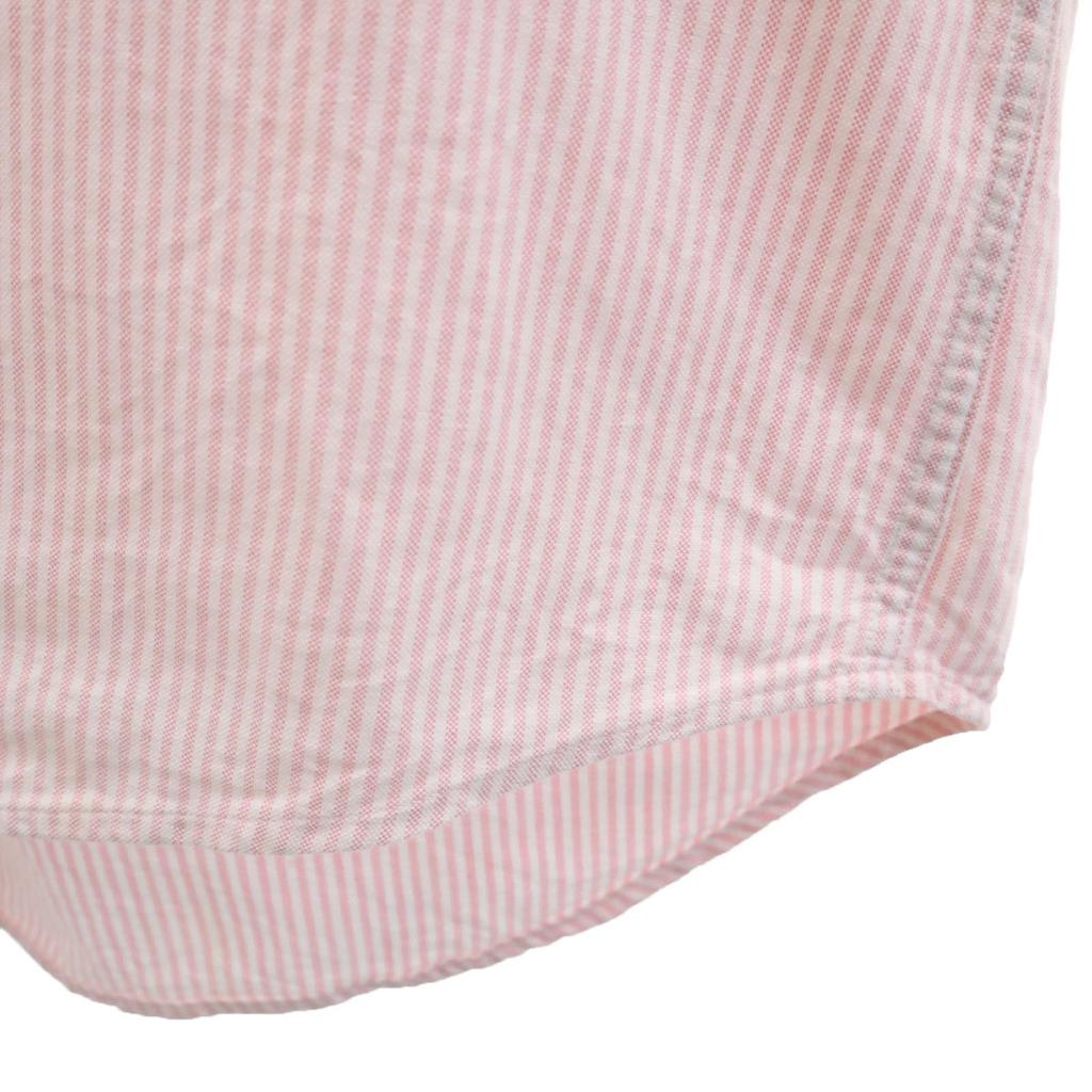 Yves Saint Laurent 90s Old Striped Pattern Long Sleeve Oxford Button Down Shirt Men's Used