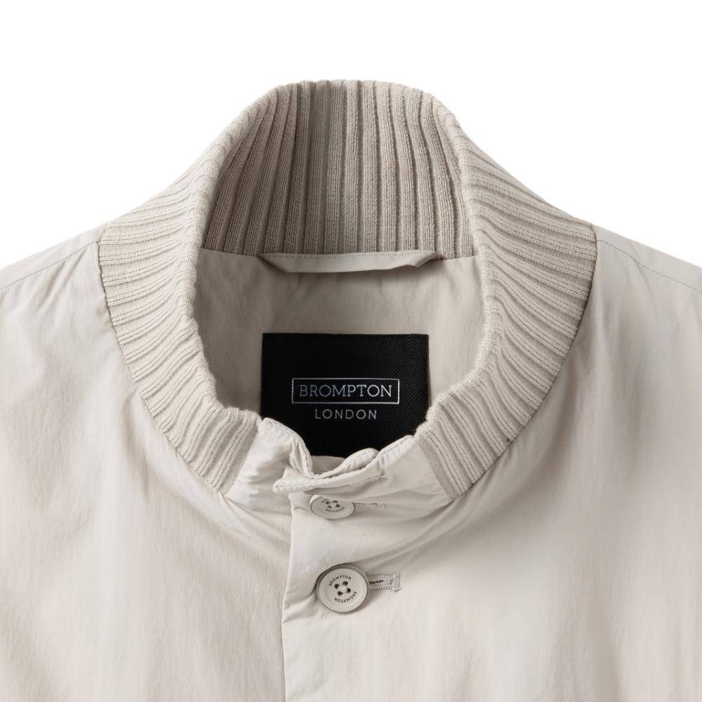 Brompton London Aerowarm High Neck Bomber - Ivory (P244Mdw203)