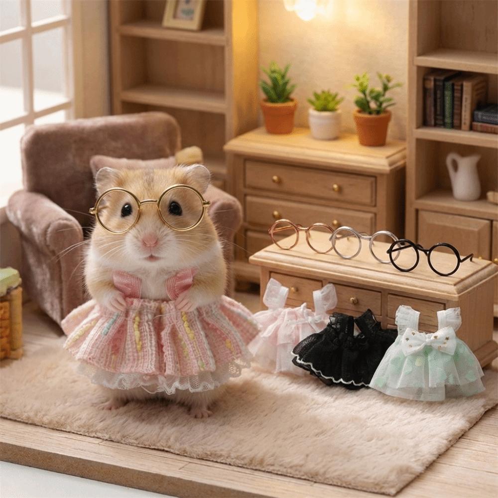 Adorable Hamster Princess Dress Lightweight Pet Suspender Skirt Fancy Rats