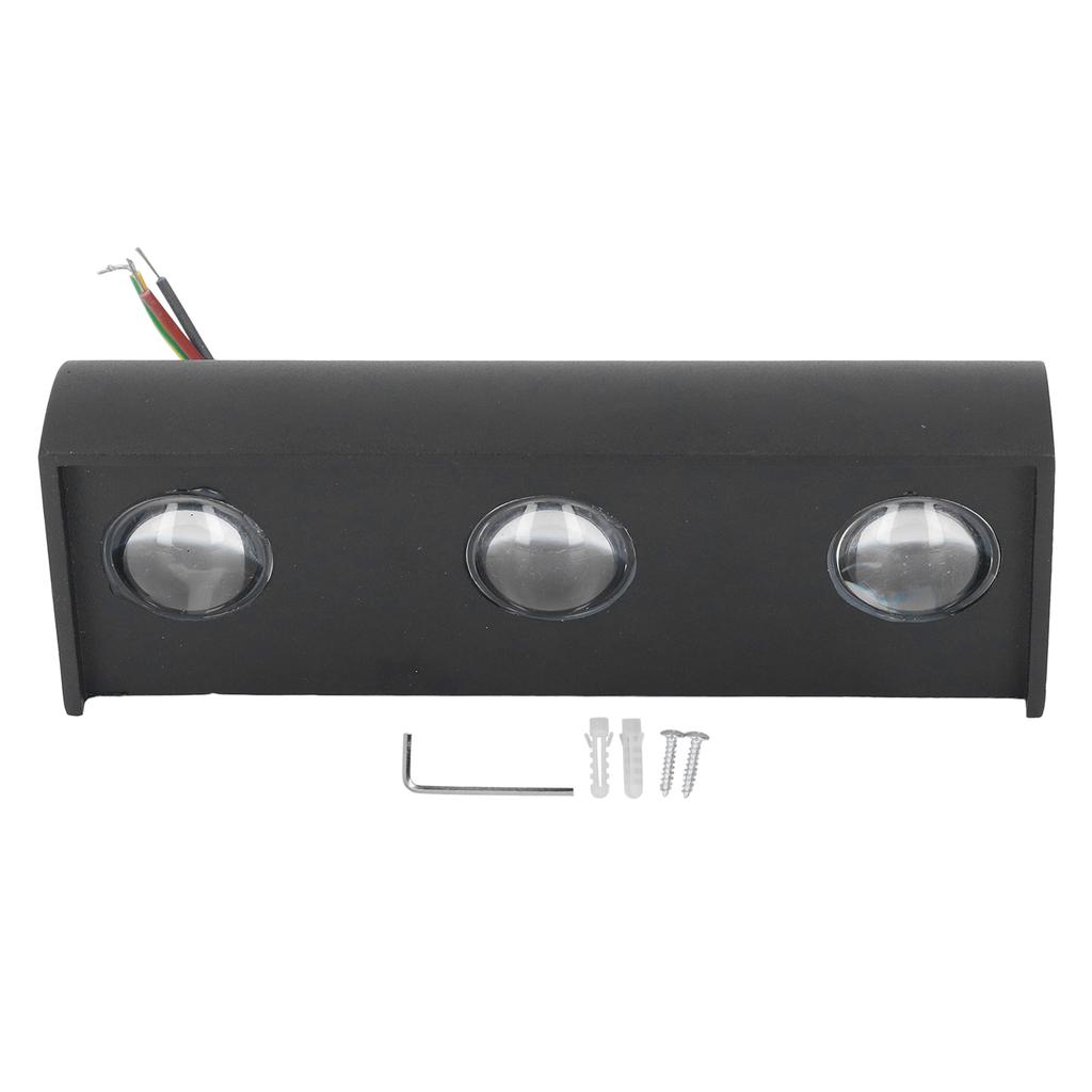 LED Wandleuchten 3 LED 3W Blendfreies Weiches Warmes Licht IP65 Wasserdicht Langlebiges Aluminium Modernes Design Außenwandleuchten