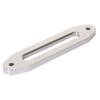 10 Inch 254MM Black Chrome Billet Aluminum Hawse Fairlead 8000-15000 LBs Synthetic Mount Winch Rope for SUV ATV UTV