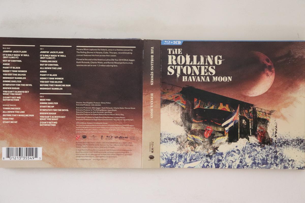 

CD ROLLING STONES Havana Moon EVB335549 EAGLE VISION 2016 US Obi Rock Used