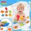 Dinosaur Animal Squeeze Toy Soft Vinyl Squeaky Bath Figure for Kids Desk Decoration and Stress Relief Play