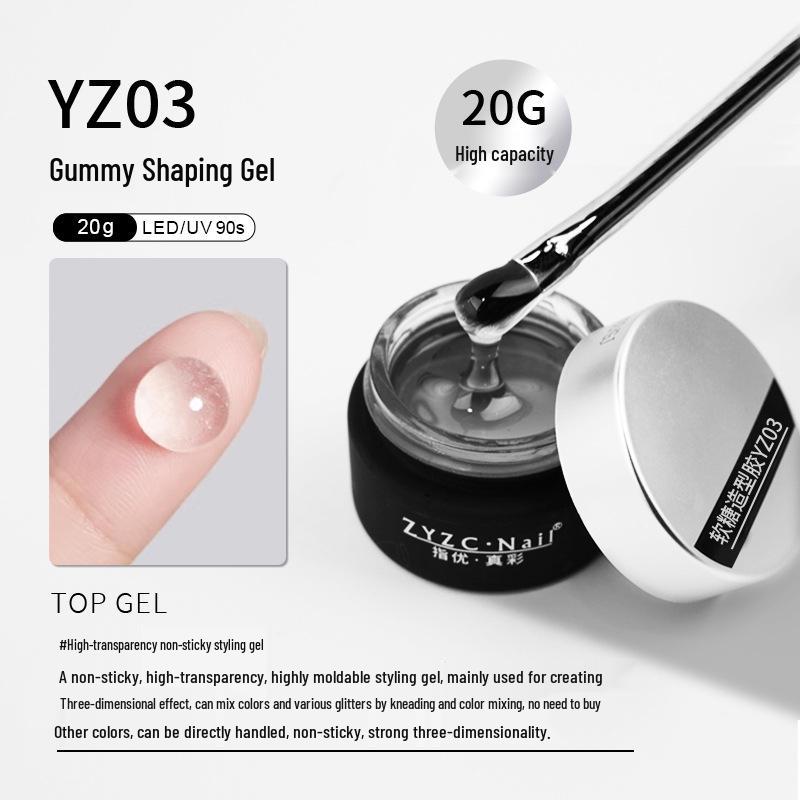 

ZYZC Гель-база для наращивания ногтей - Укрепляющий, Моделирующий и Быстросохнущий Желе для наращивания