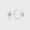[silver925][Worn by Izuna Bang Ji-min, Taeyeon] Petit Dew Cubic Earring
