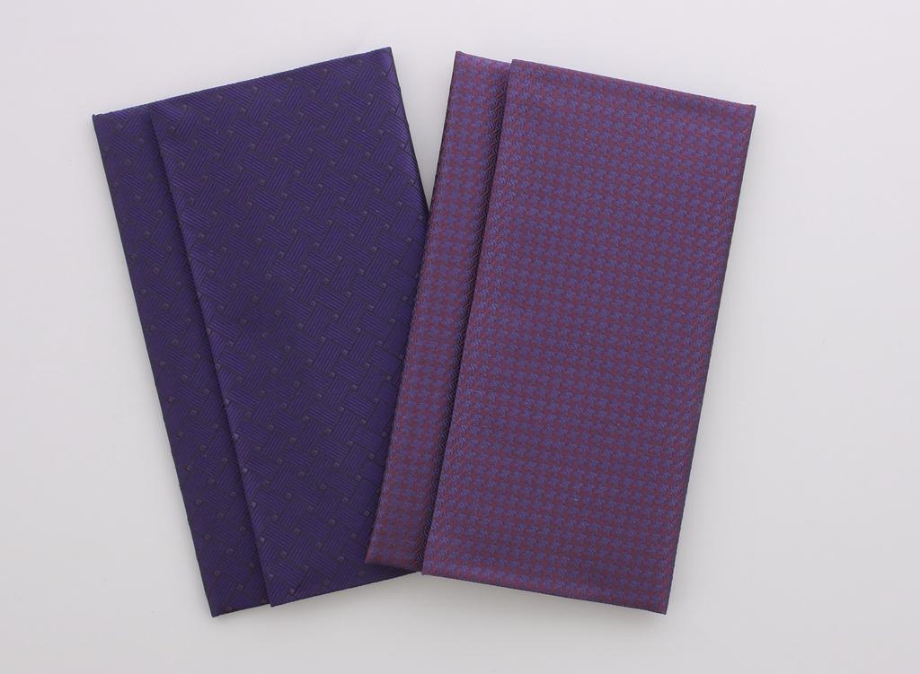 Taiko Sangyo Purple Nishijin-ori Silk Fukusa (Cloth Wrapping Bag) for Celebrations and Condolences, 20 X 12.5 X 0.6 Cm, Dragon Eye Pattern, Gold