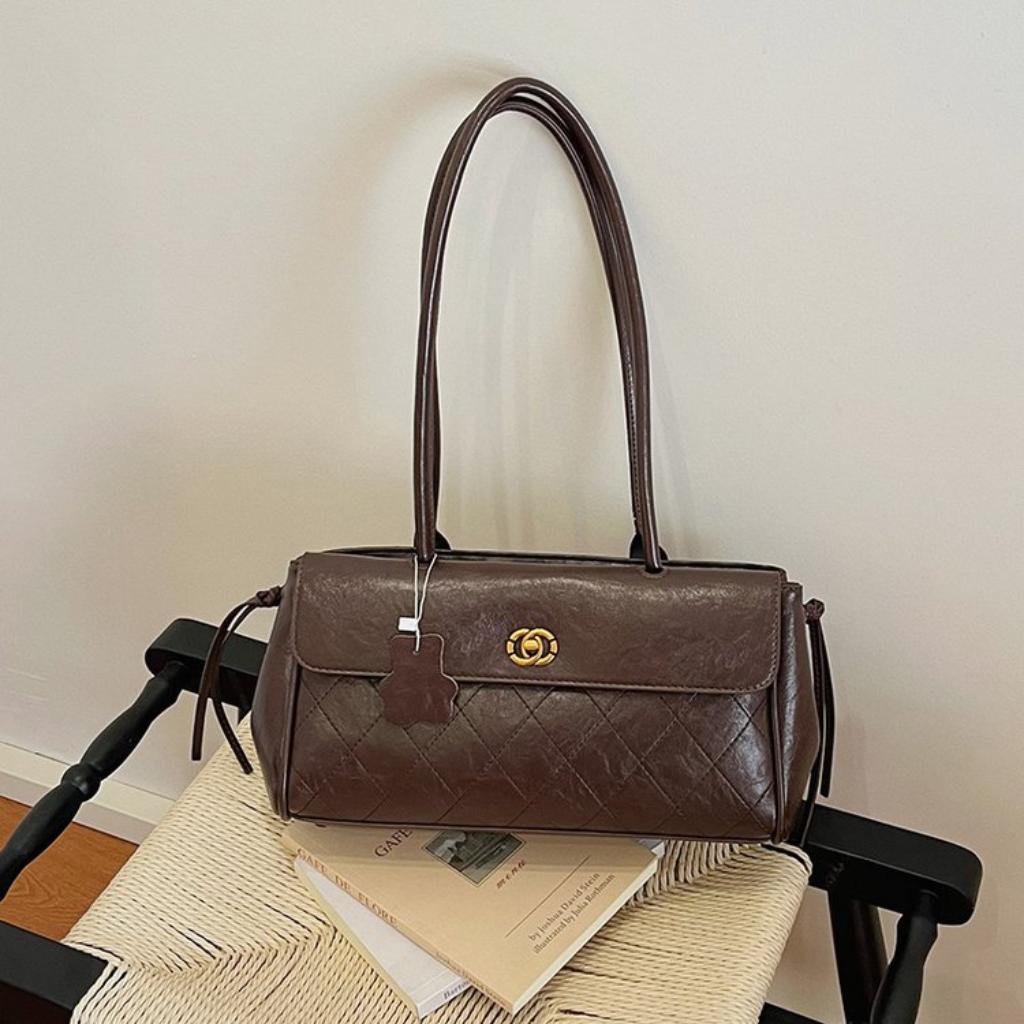 Xeie Thuk Schultertasche Damen PU Achseltasche Täglich Lässig