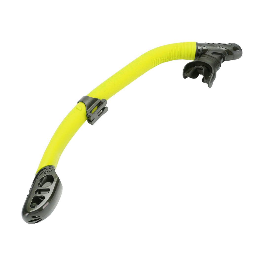 Dual Function Wet Full Dry Diving Snorkel with Bite Valve for Freediving Snorkeling Universal Diving Gear Easy Breath