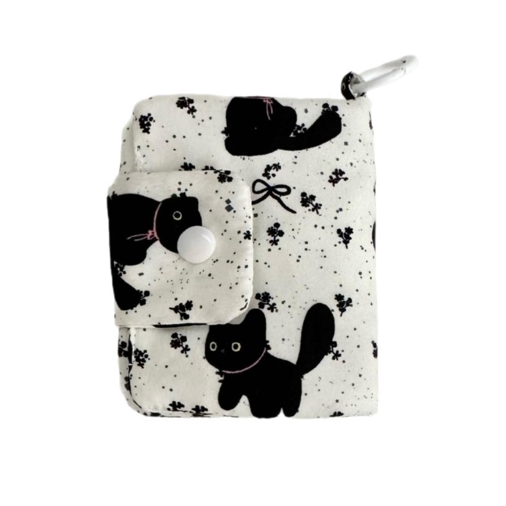 

Cute Design Coin Purse Catoon Pattern Simplicity Style Card Holder Portable Size Multi-layer Korean Fashion Wallet For Girls бежевый