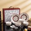 Rose Holiday Ceramic Dinnerware Set