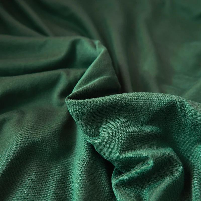Monochromatic Couch Sofa Cover for Living Room, Stretch Slipcover, Club Cafes, Elastic Armchair, Green, Single Seater Protector