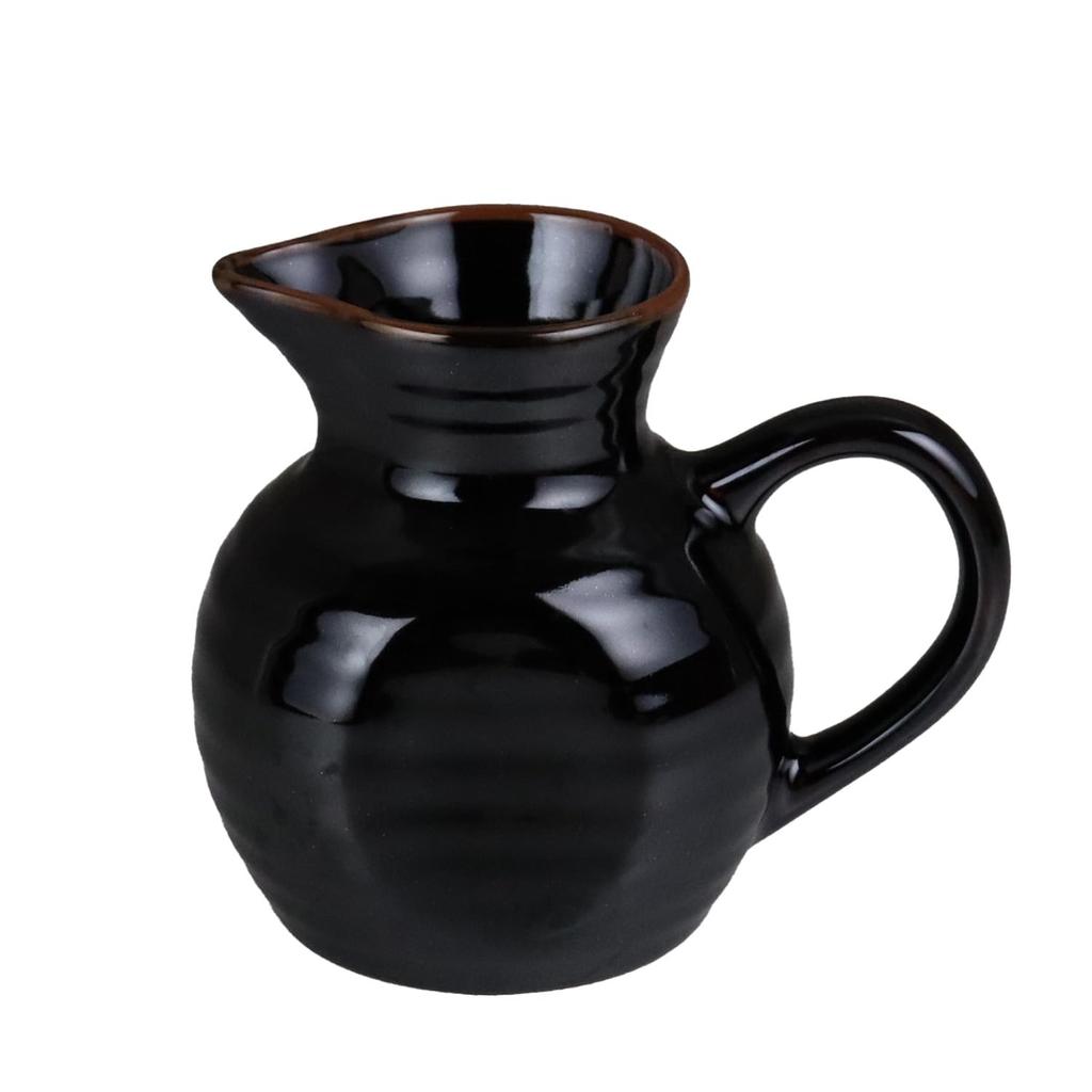 Lunchang Microwave Pitcher Made In Microwave Shorter Heating No Need for Mitts with Hot Boiling Soba Soup [Arita Ware, Japan] Friendly, Time, Handle,