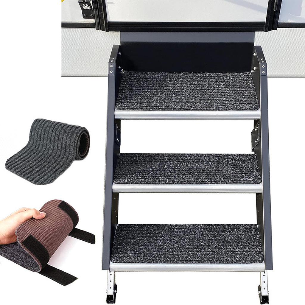 4 PCS RV Step Covers Camper Step Covers RV Stair Covers Replacement for Lippert MORryde Steps for Travel Trailers Motorhome
