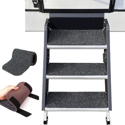 4 Piezas Cubiertas de Escalón para RV Cubiertas de Escalón para Autocaravana Cubiertas de Escalera para RV Reemplazo para Escalones Lippert MORryde para Remolques de Viaje Autocaravana