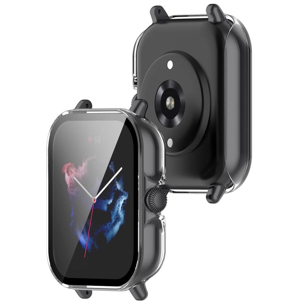 Funda + Cristal Templado Para Amazfit GTS 3 Cubierta Protector de Pantalla Marco Carcasa Antiarañazos Para Huami Amazfit GTS3 Accesorios de Reloj