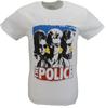 Unisexs White Official The Police Sunglasses T Shirt