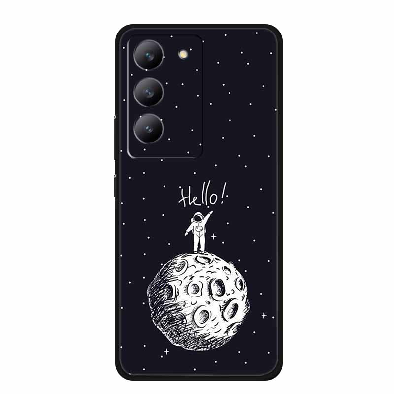 Phone Case For Redmi 15 4G Back Cover Case 6.9" Shockproof Black Silicone Soft Coque For Xiaomi Redmi 15 Case Redmi15 Funda Para