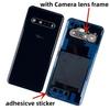 Back Glass back cover for LG V60 V60ThinQ LMV600VM V600VM/TM battery cover Housing Repair Parts With Adhesive Battery Door