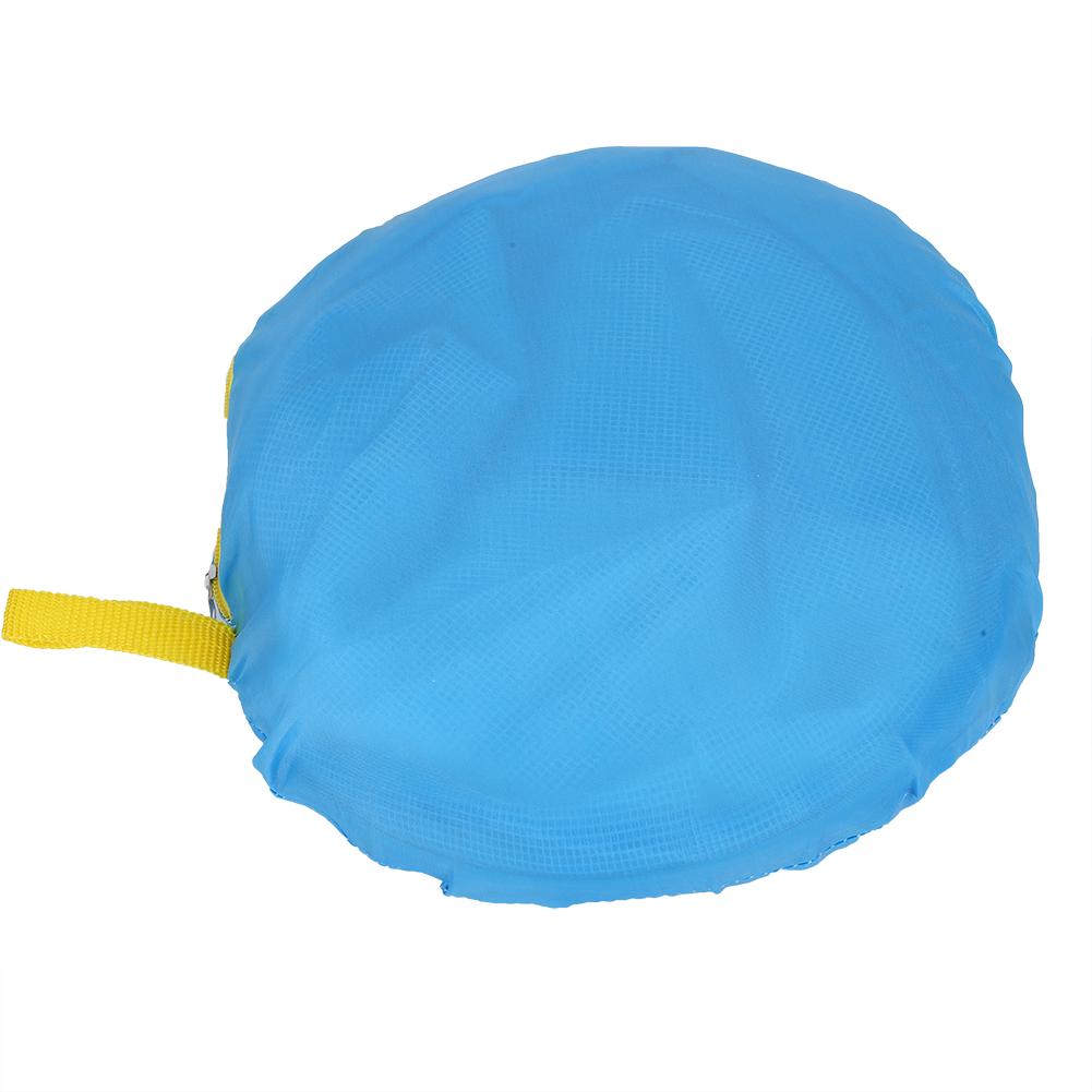 Foldable Small Animal Hamster Fence Autoopen Outdoor Indoor Exercise Crawling Pet Tent(  Blue )