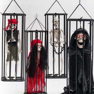 Halloween Gefangener Geist Ornamente Horror Gefangener Geist Anhänger Induktion Käfig Ornamente Streich Requisiten Urlaub Dekoration