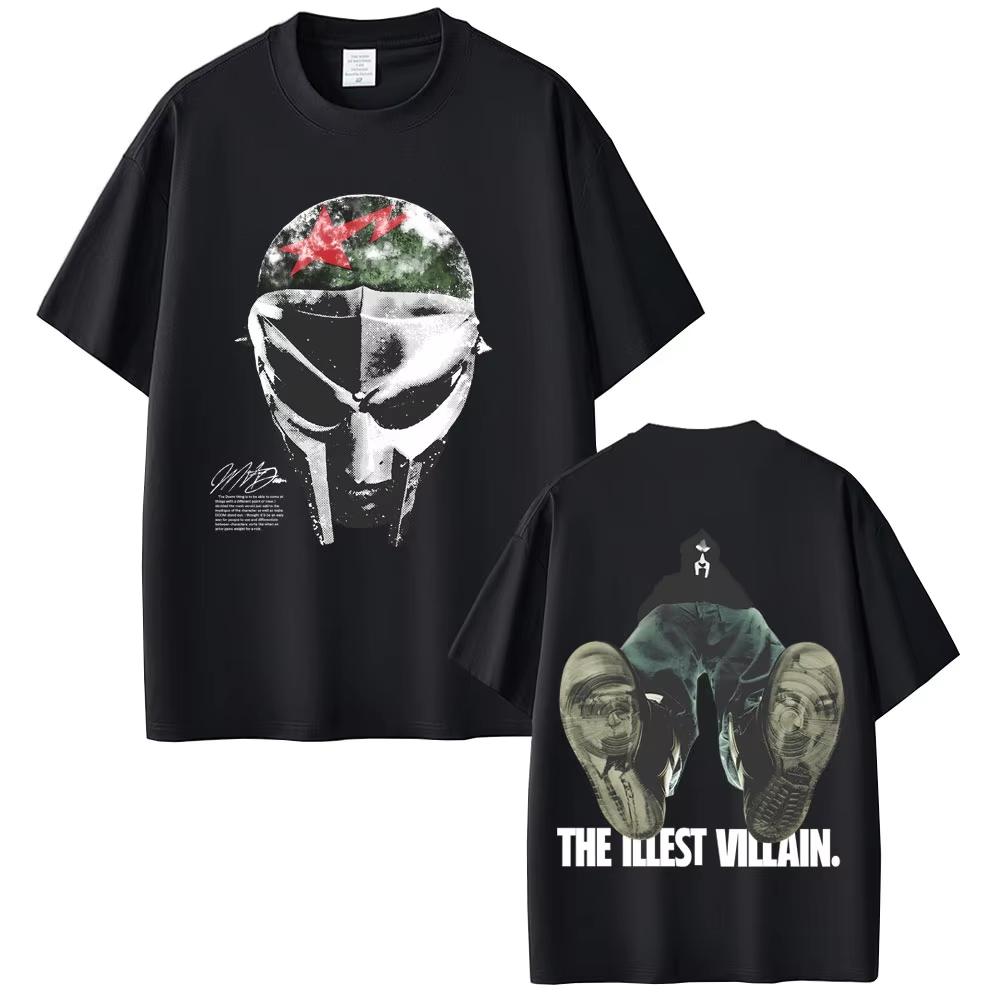 

Футболки с принтом Mf Doom Madvillainy The Illest Villains (двусторонний) Мужские Женские Хип-хоп Мода Поп-музыка Футболка... S разноцветный