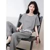Women's Lace Splicing Wide-Leg Pants & T-Shirt Set