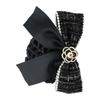 1Pcs Queen Memorial Mesh Flower Bowknot Bun Snood Black Headwear Net Crochet Bow Fine/Loose Mesh Funerals Accessories