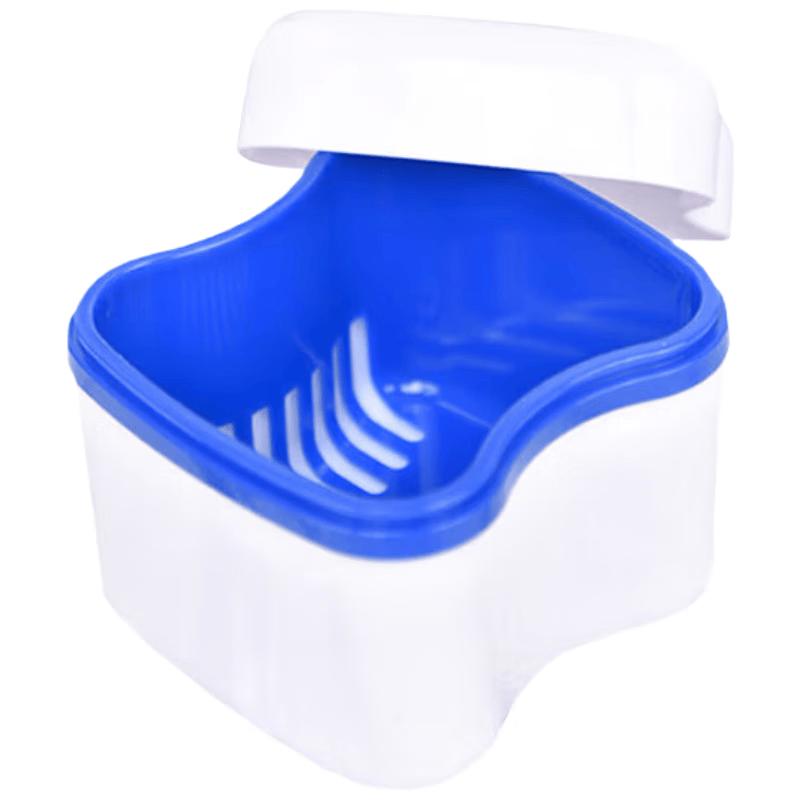 Folca Double-Layer Denture & Retainer Soaking Case