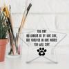 Forever In Heart Pet Memorial - Sympathy Keepsake for Loss of Beloved Pet