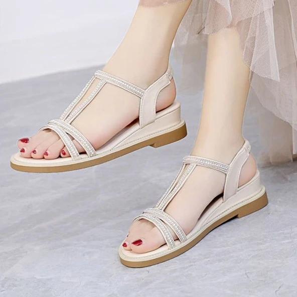 

Open Toe Black Luxury 2025 Women s Sandals Low Price Summer Comfortable Ladies Shoes Wholesale High Quality Daily On Sale Vip 35