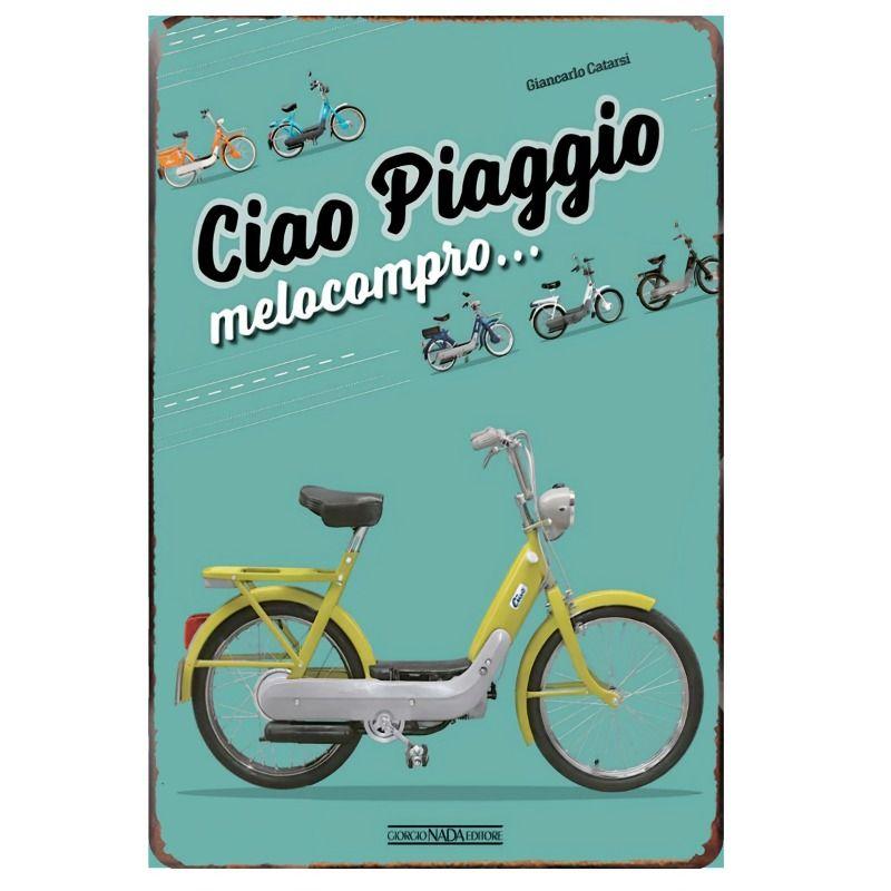 Retro Tin Motorcycle Wall Art for Cafe Bar Garage Decor