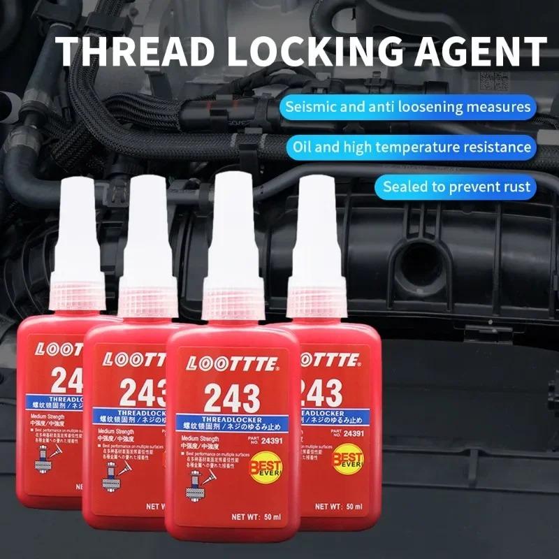 Screw Lock Threadlocker Red Screw Glue Thread Locking Agent Anaerobic Glue Anti-loose Universal Thread Sealants