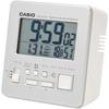 Alarm Clock, Radio-Controlled, Silver, Digital, Compact, Snooze, Light, DQD-805J-8JF