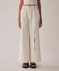 Teulimingbeodeu Rivet Slit Trouser [ White ]