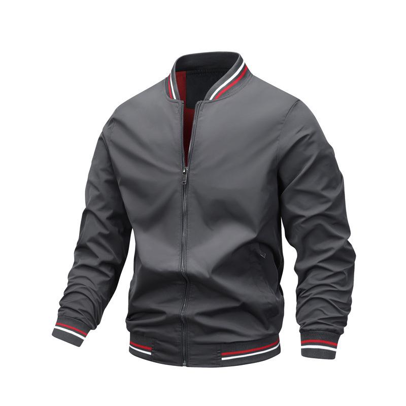 Trendy Men's European & American Casual Autumn/Winter Jacket