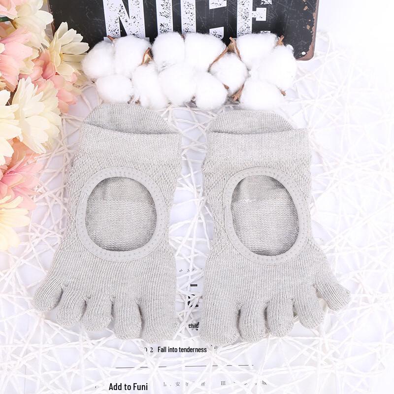 Junbie Open-Toe Open-Back Yoga & Pilates Socks