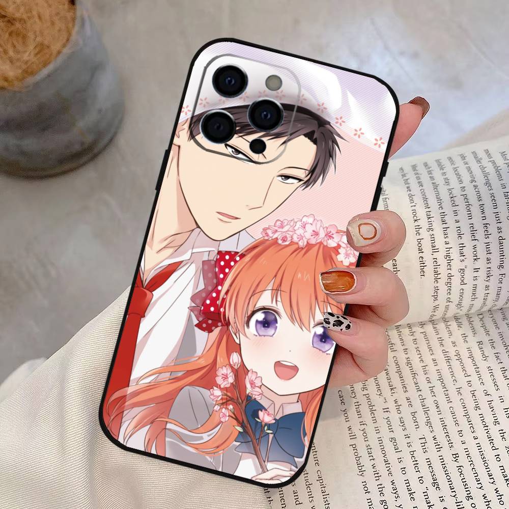 Monthly Girls Nozaki Kun Chiyo Sakura  Phone Case For iPhone 17, 16,15,14,13,12,11 Plus,Pro Max, Others Soft Black Cover