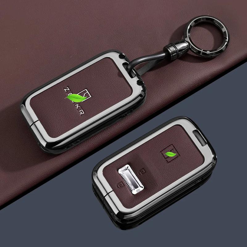 Car Key Case Fob for Zeekr 9X 2025 2026 Car Keychain Remote Protection Cover Bag Shell Housing Holder Buckle Auto Accessories